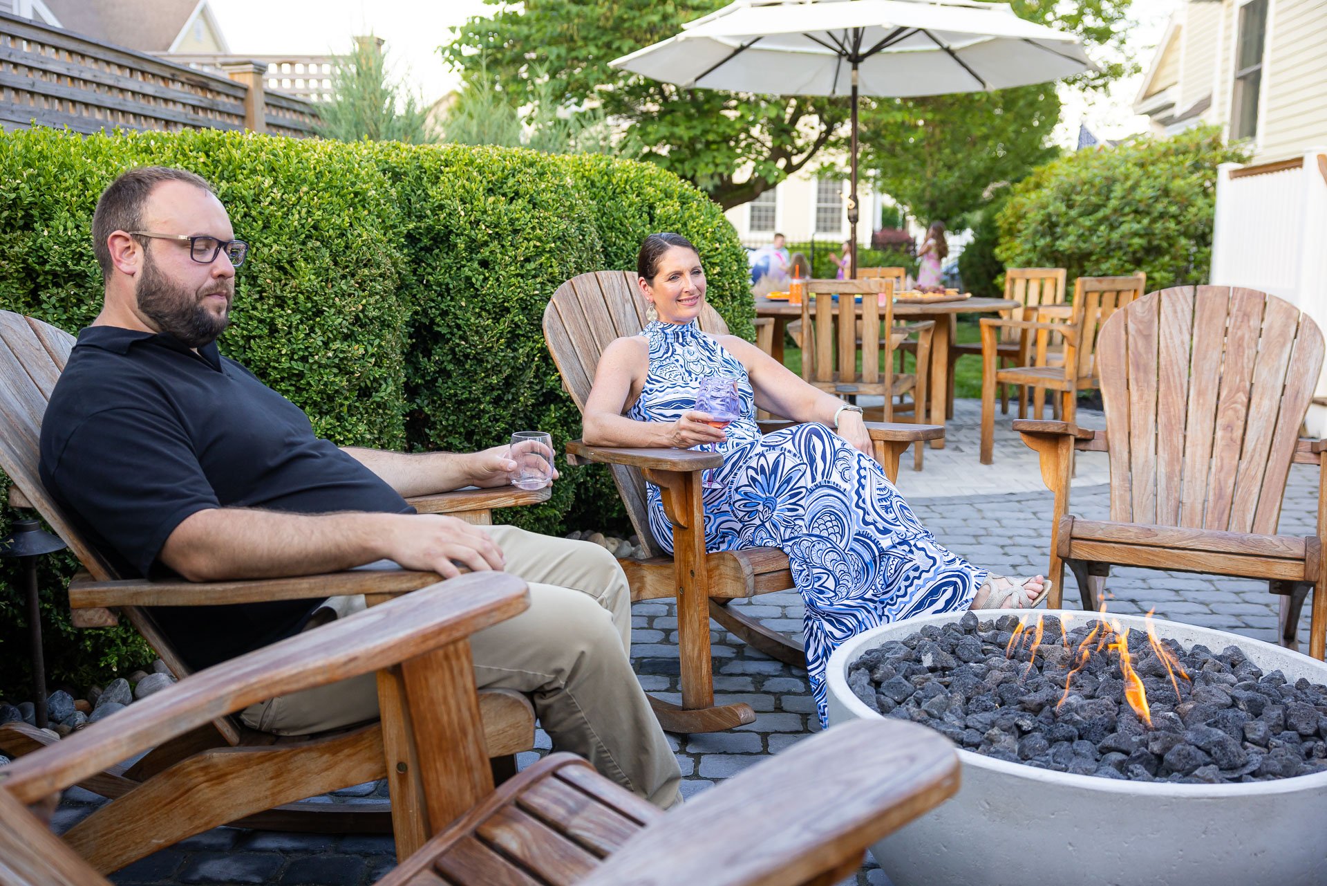 homeowners relaxing knowing they made good decisions thanks to 3d design