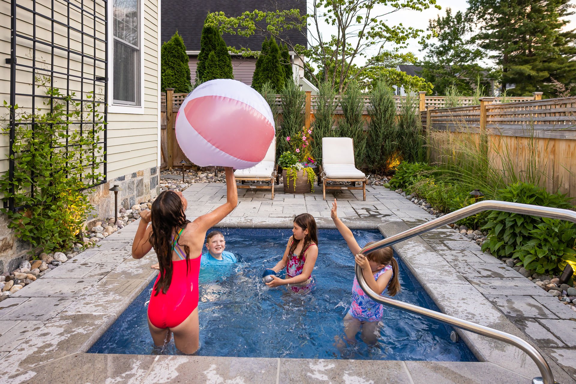 saltwater pools are easier on skin