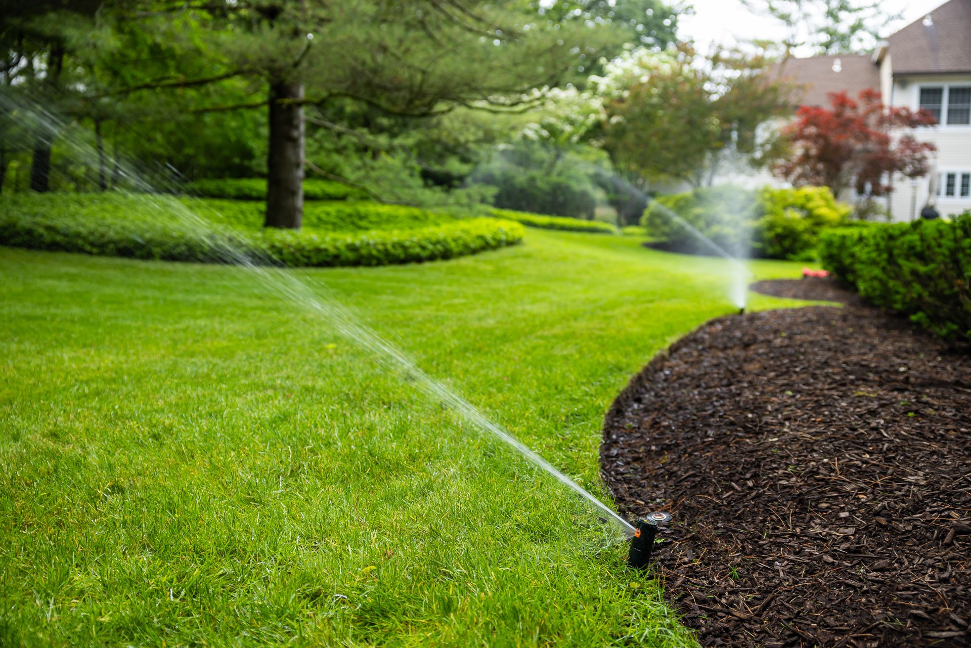 efficient sprinkler systems help conserve water
