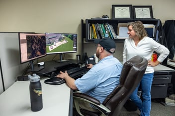 landscape architect and landscape designer working