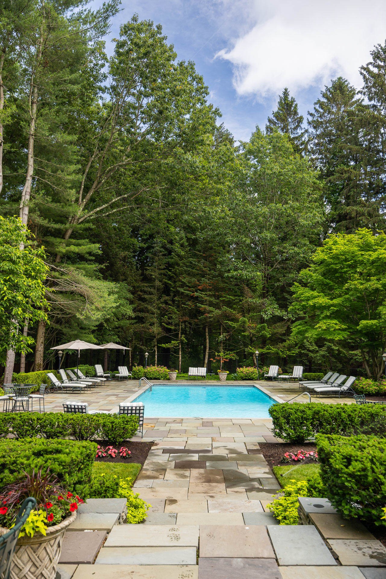 pool and patio in troy, ny