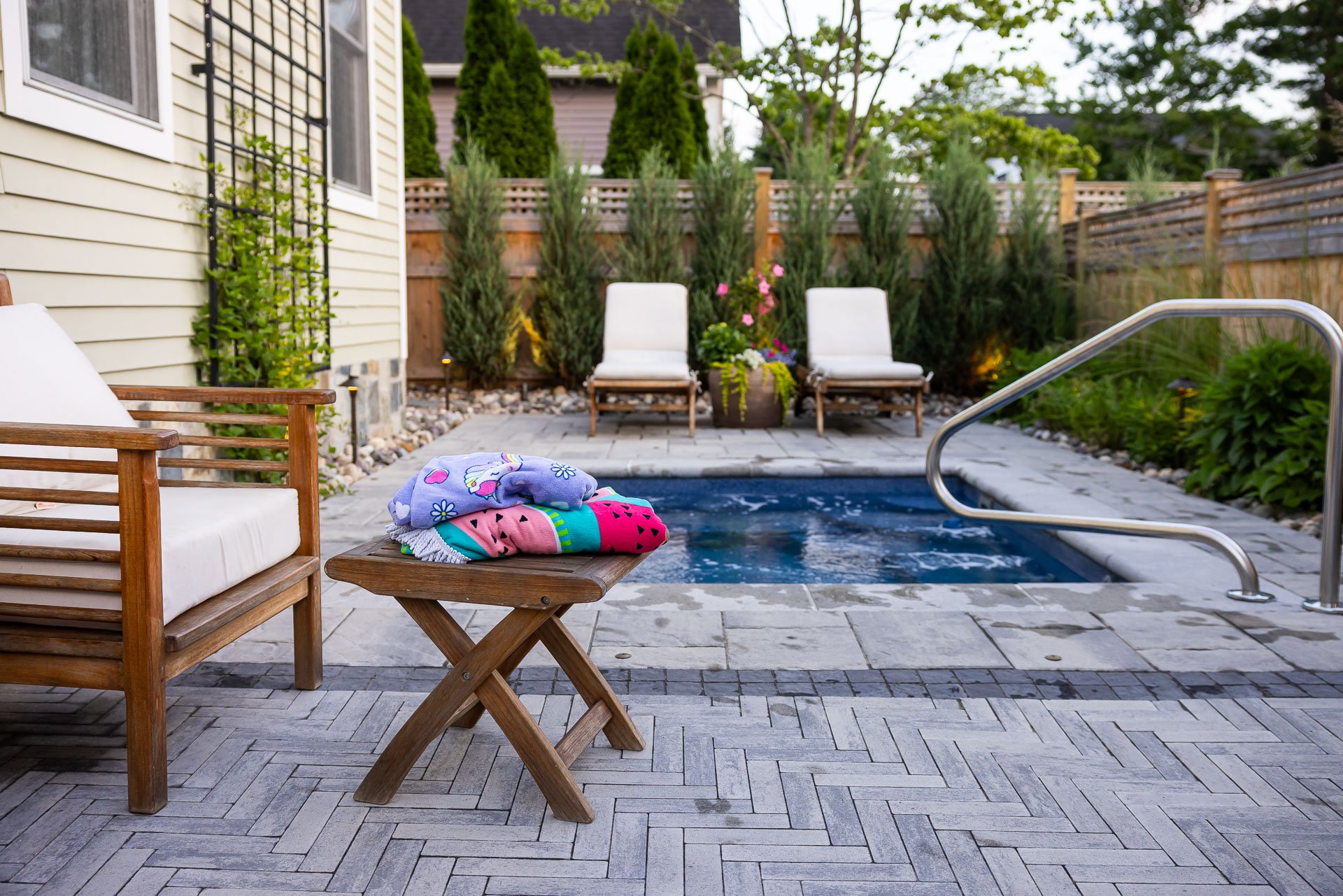 family-friendly plunge pool