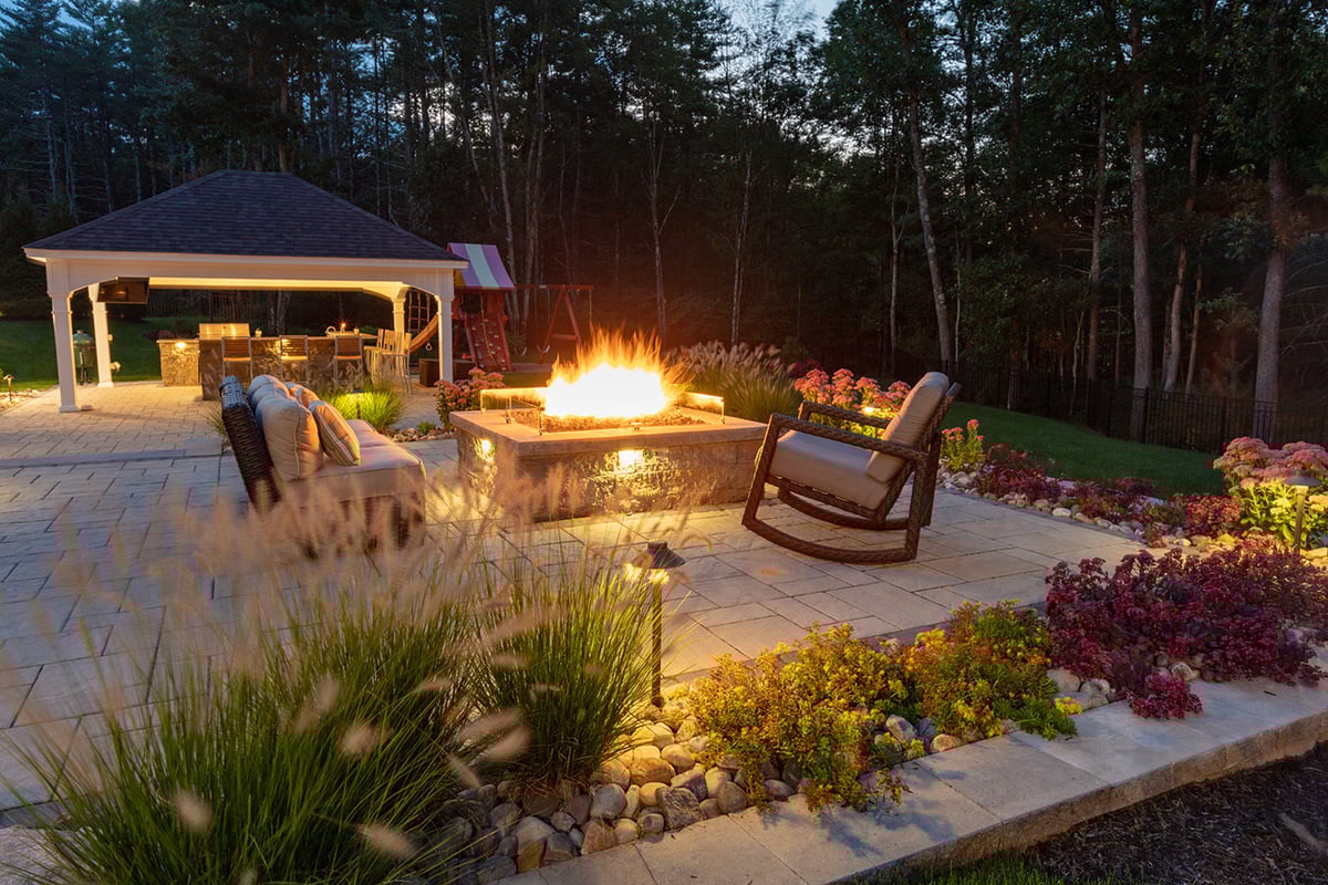 natural gas fire pits are the most common