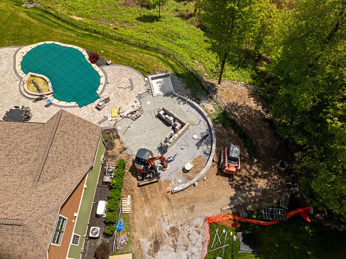 pool area construction