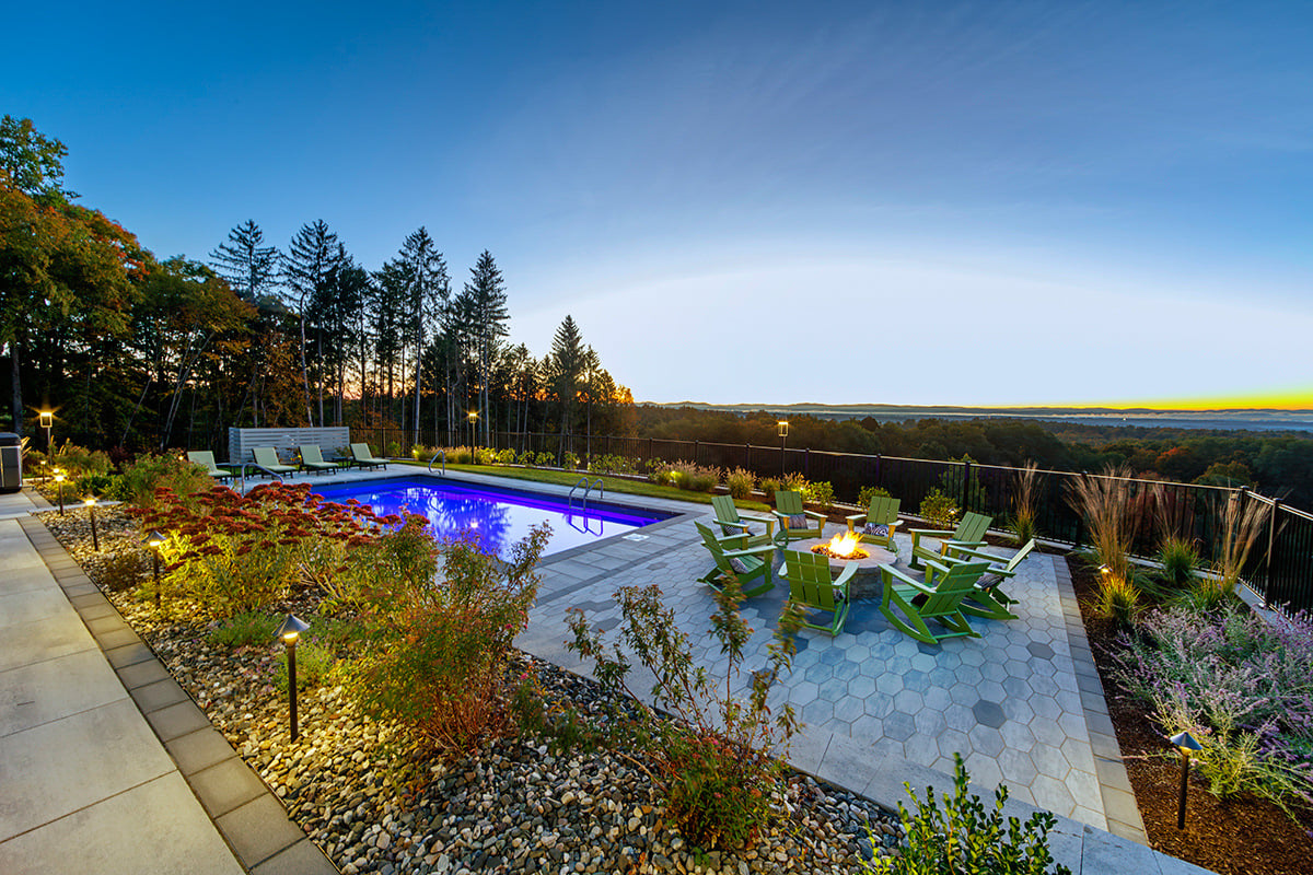 enhance outdoors spaces with landscape lighting