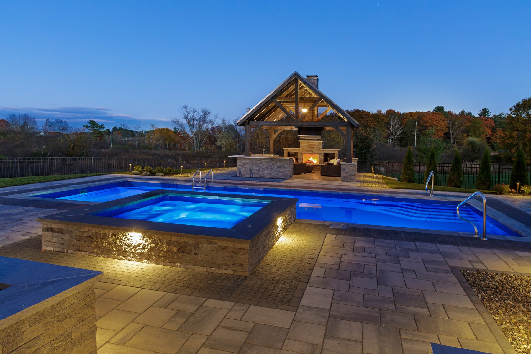 pool lighting keeps the fun going after dark