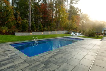 porcelain tile pool patio