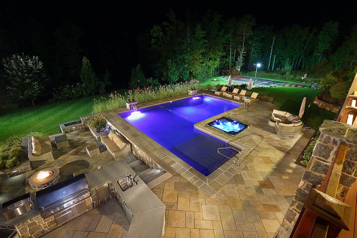 make sure you have budget for features around your pool