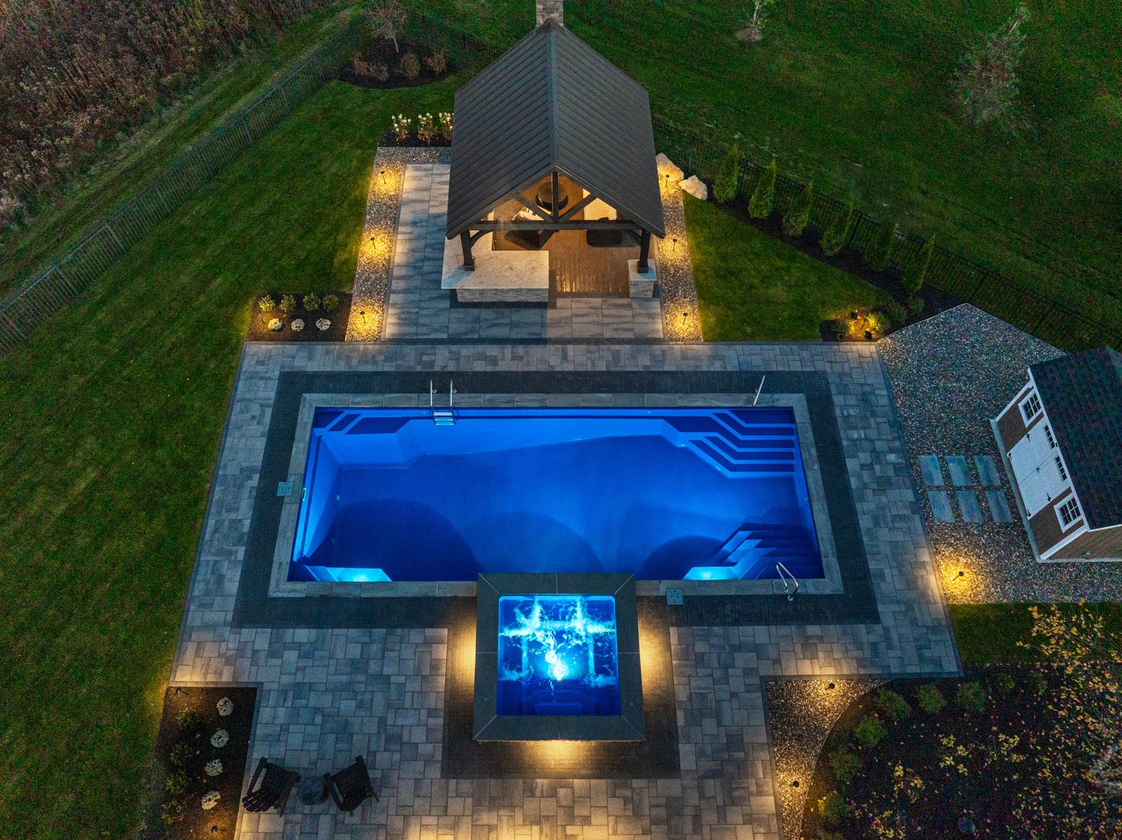 lighting in the landscape can increase safety