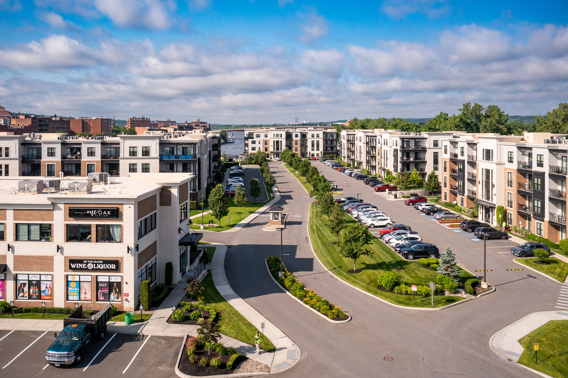 aerial commercial maintenance business property