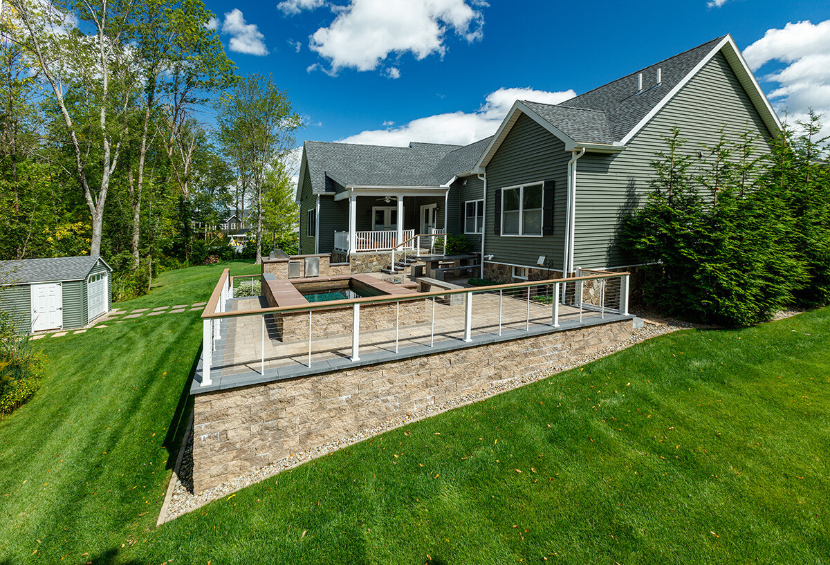 glens falls sloped yard landscaping