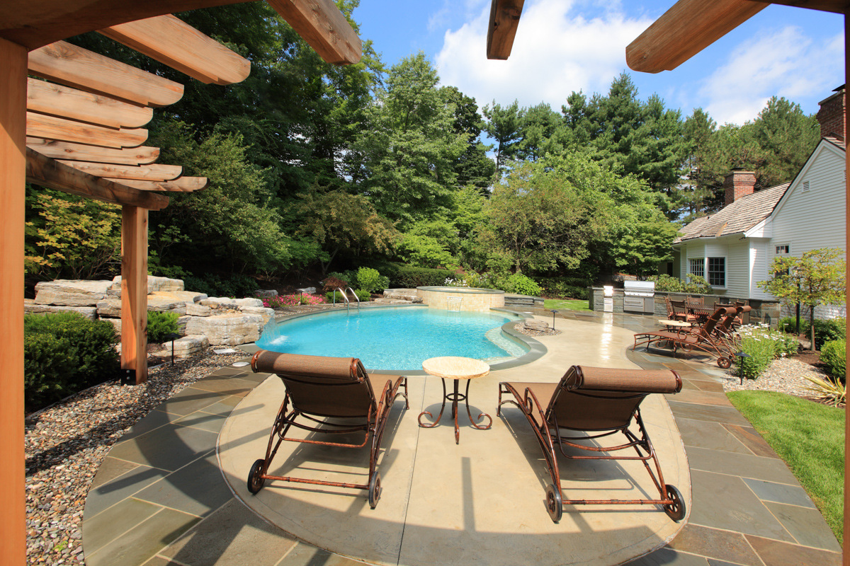albany, ny pool landscaping
