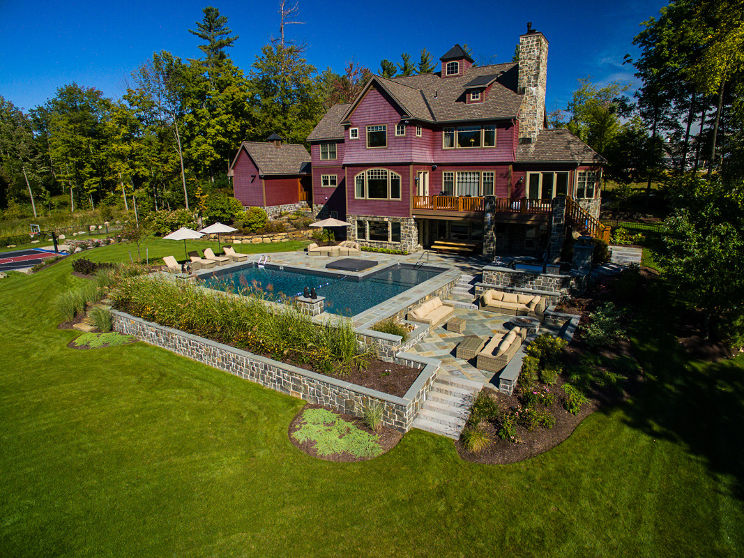 greenfield center backyard landscape design